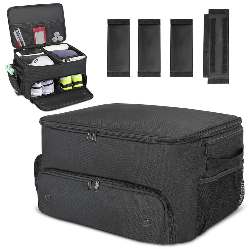 Sports Gear Organizer Multi-Compartment Zippered Lightweight & Durable