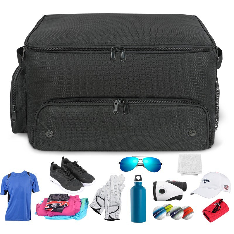 Sports Gear Organizer Multi-Compartment Zippered Lightweight & Durable