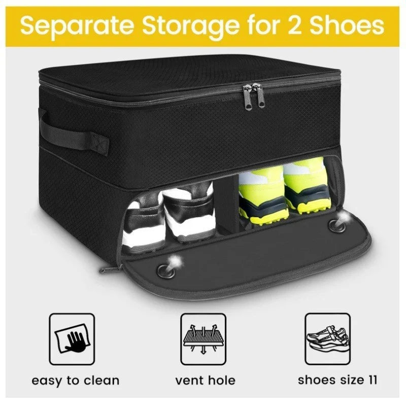 Sports Organizer Cube Adjustable Dividers & Shoe Compartment