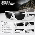 Sports Sunglasses Polarized UV400 Non-Slip Temples