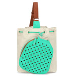Sports Tote Bag Weather-Resistant Exterior Pouch & Adjustable Strap