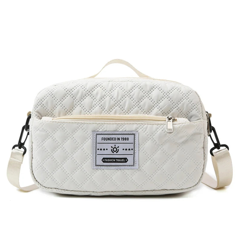 Sports Travel Bag Waterproof Quilted Detachable Shoulder Strap