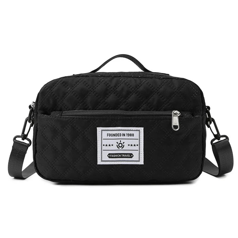 Sports Travel Bag Waterproof Quilted Detachable Shoulder Strap