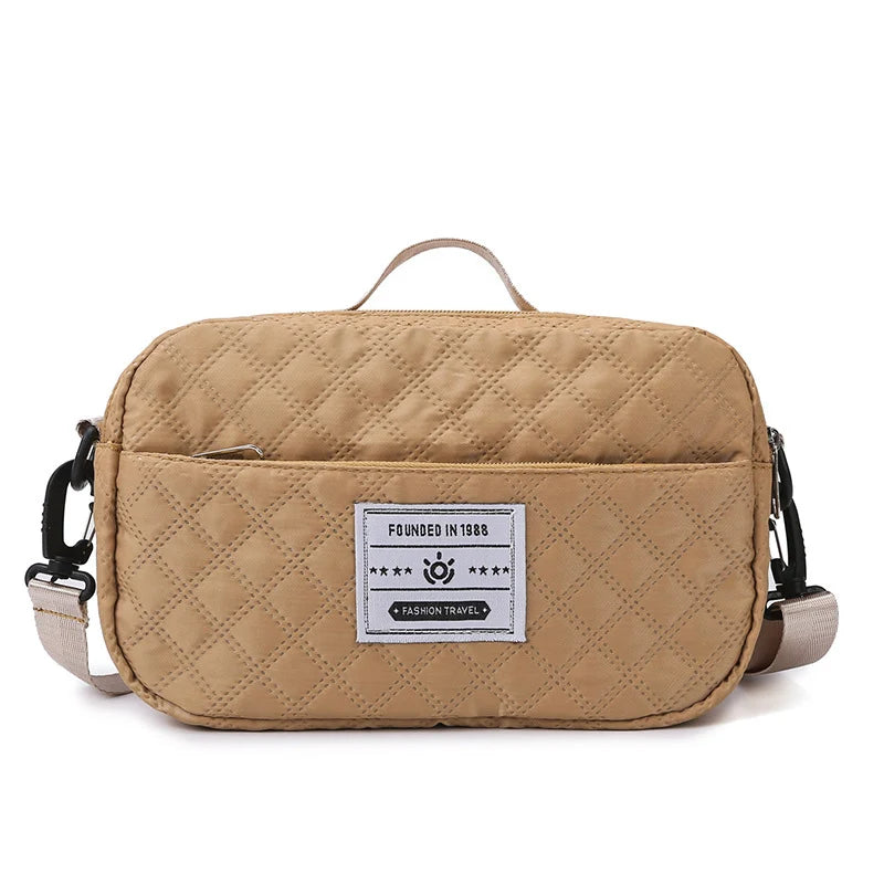 Sports Travel Bag Waterproof Quilted Detachable Shoulder Strap