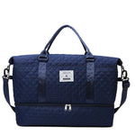Sports Travel Bag Waterproof Quilted Detachable Shoulder Strap
