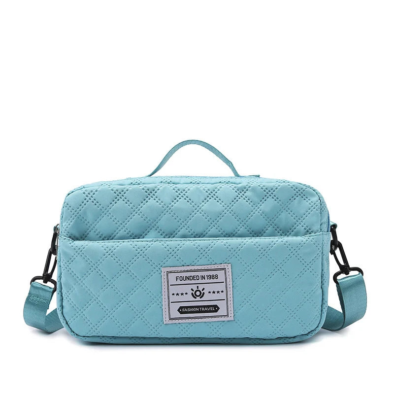 Sports Travel Bag Waterproof Quilted Detachable Shoulder Strap