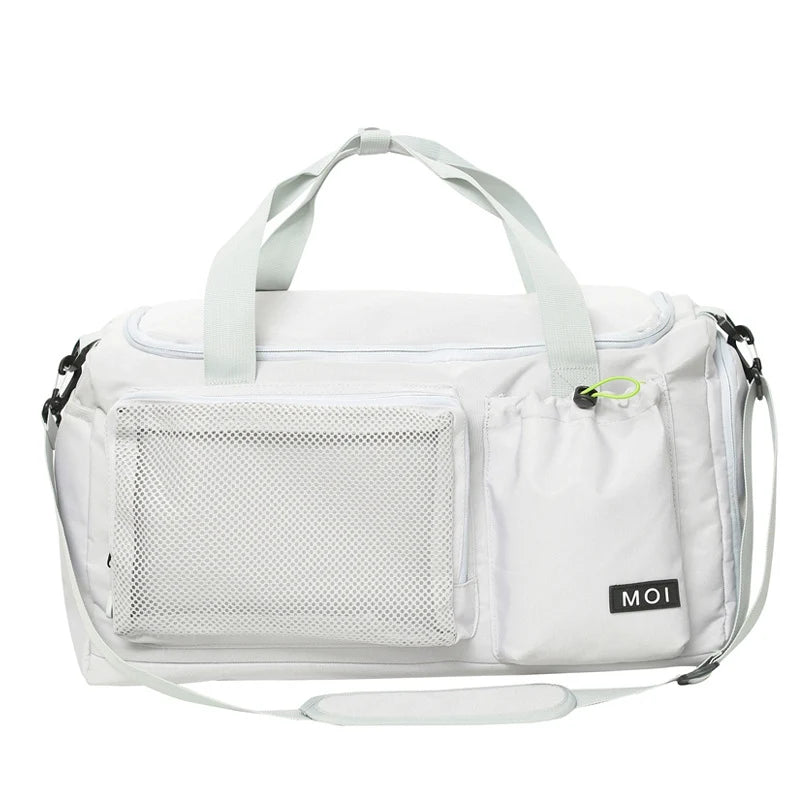 Sports Travel Organizer Weather-Resistant Mesh Pockets & Padded Strap
