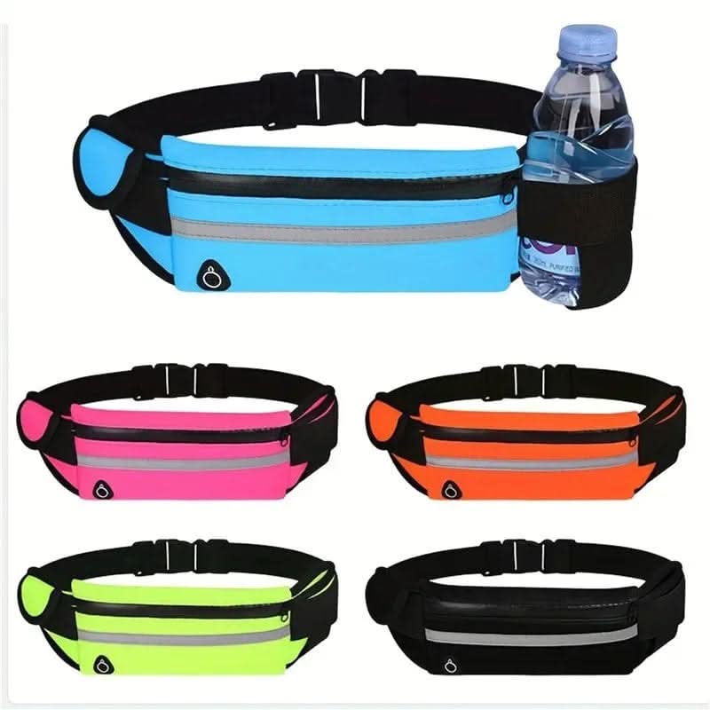 Sports Waist Bag Water-Resistant Adjustable Strap Lightweight