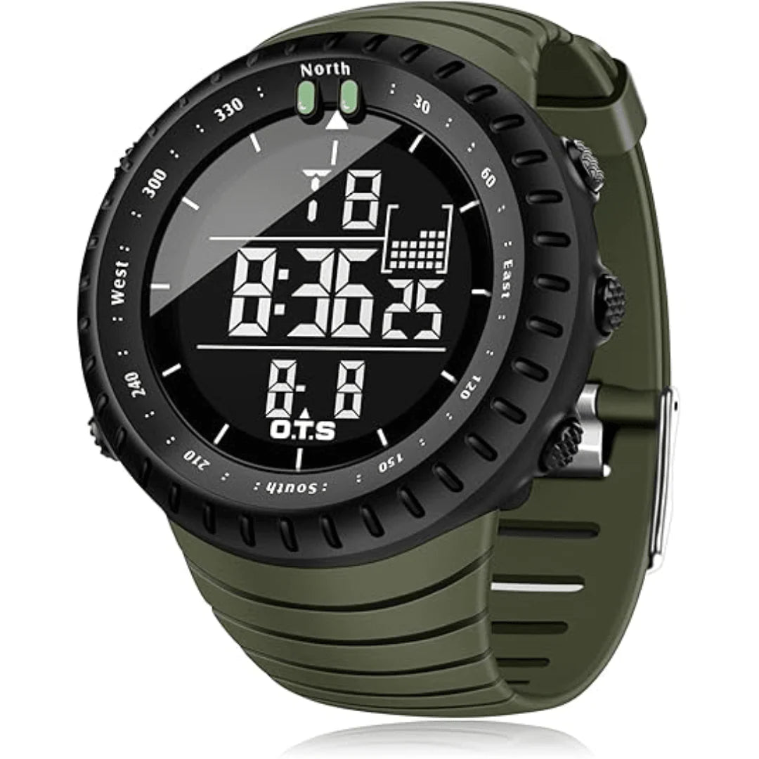Sports Watch Digital LED Backlight Shock-Resistant