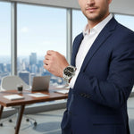 Sports Watch Titanium Case Water-Resistant to 164 Feet