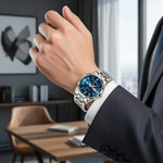 Sports Watch Titanium Case Water-Resistant to 164 Feet