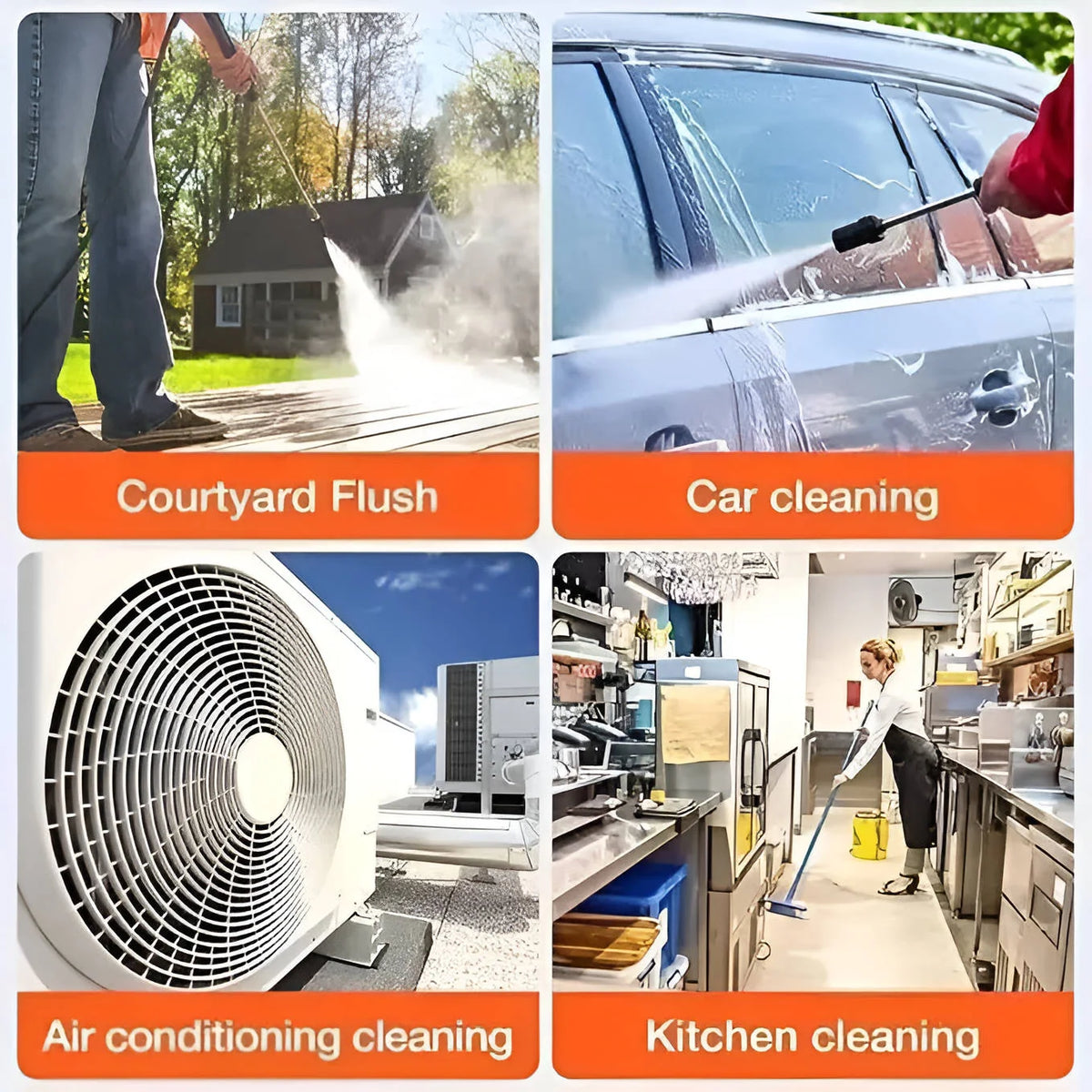 Spray Gun Cordless High-Pressure Jet & Fan