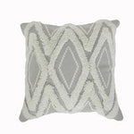 Square Cushion Cover Chenille Diamond Tufted Cotton Blend