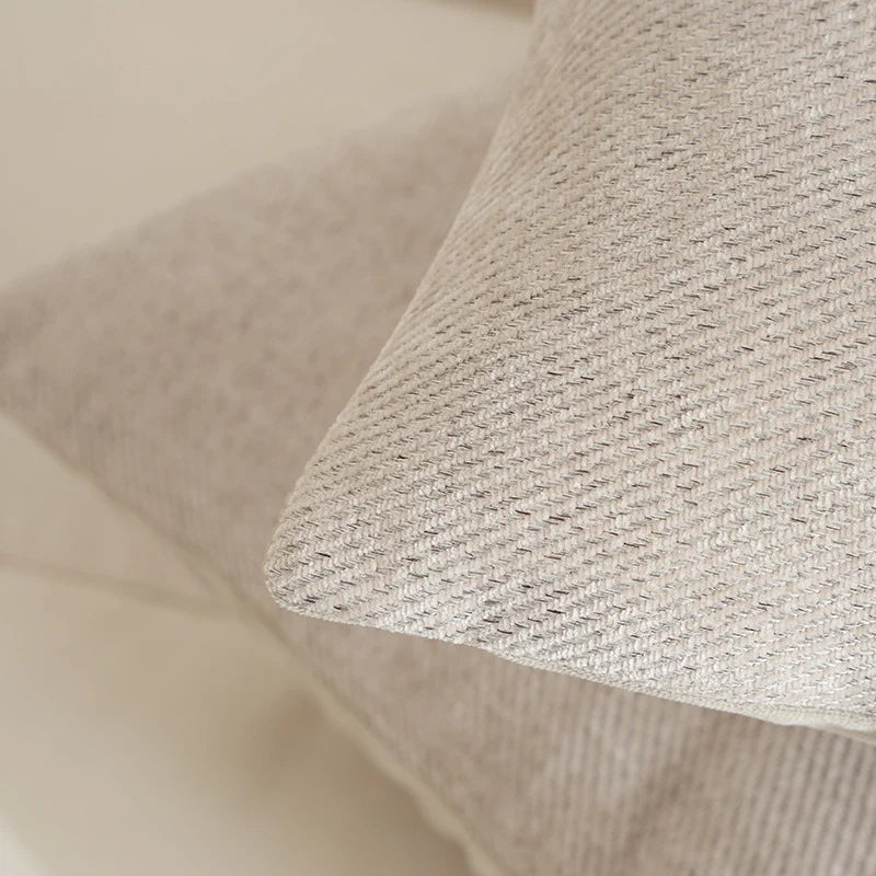 Square Cushion Cover Cotton Blend Concealed Zipper 45cm
