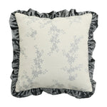 Square Cushion Cover Hand-Tufted 3D Chenille Hidden Zipper