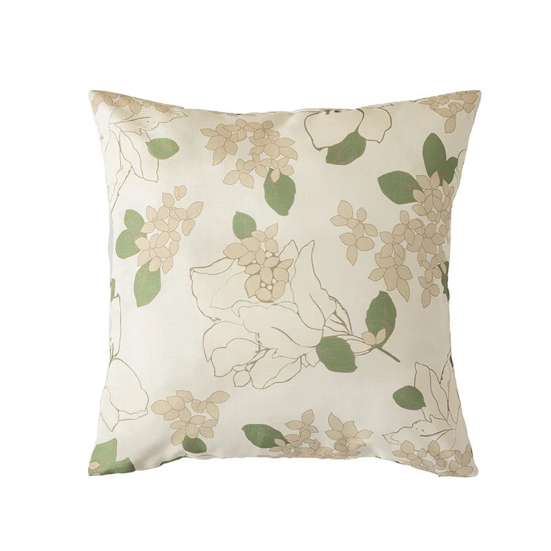 Square Cushion Cover Hand-Tufted 3D Chenille Hidden Zipper