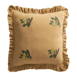Square Cushion Cover Hand-Tufted 3D Chenille Hidden Zipper