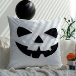 Square Cushion Cover Hand-Tufted Seasonal Motif Microvelour Machine Washable