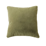Square Cushion Cover Microfiber Faux Fur Machine Washable