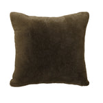Square Cushion Cover Microfiber Faux Fur Machine Washable