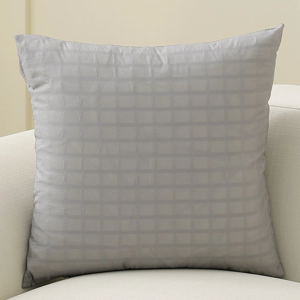 Square Cushion Cover Pearlescent Sheen & Micro-Tuft