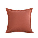Square Cushion Cover Textured Cotton Blend Concealed Zipper