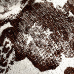 Square Cushion Cover Velvet-Like Raised Chenille Concealed Zipper