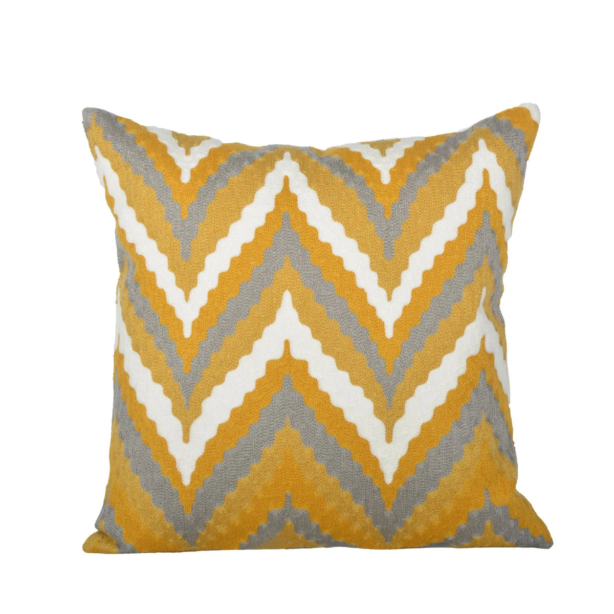 Square Cushion Jacquard Starfish Motif Removable Insert