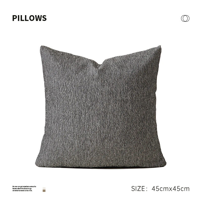 Square Decorative Cushion Textured Bouclé Removable Cover Polyester Filling