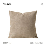 Square Decorative Cushion Textured Bouclé Removable Cover Polyester Filling