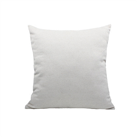 Square Pillow Cover Cotton-Linen Micro Dot Texture Concealed Zipper