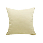 Square Pillow Cover Cotton-Linen Micro Dot Texture Concealed Zipper