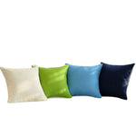 Square Pillow Cover Microvelvet Piped 18×18