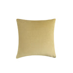 Square Pillow Cover Quilted Herringbone Cotton-Blend Hidden Zipper
