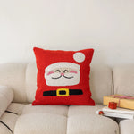 Square Throw Pillow Tufted Cotton Tassel Corners 18 Inch