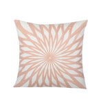 Square Throw Pillow Woven Cotton Geometric Insert Included