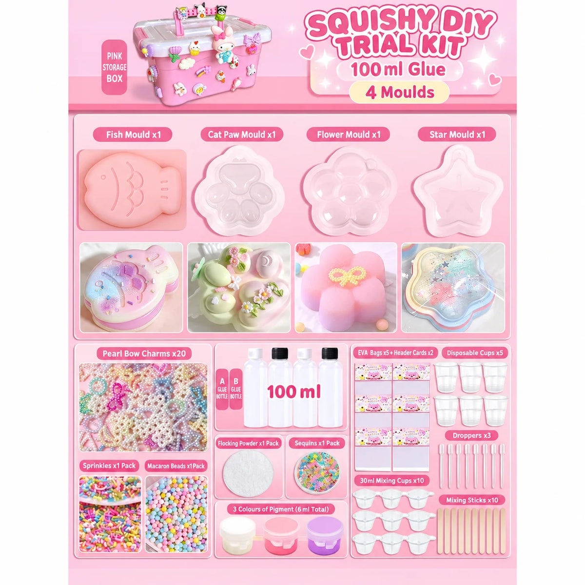 Squishy Ball Making Kit DIY Sensory Play