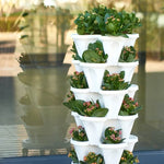 Stackable Planter Self-Watering 4-Tier