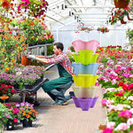 Stackable Planter Vertical Garden Herbs & Vegetables