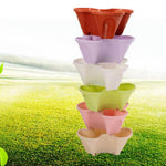 Stackable Planter Vertical Garden Herbs & Vegetables