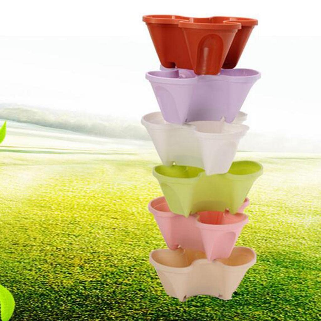 Stackable Planter Vertical Garden Herbs & Vegetables