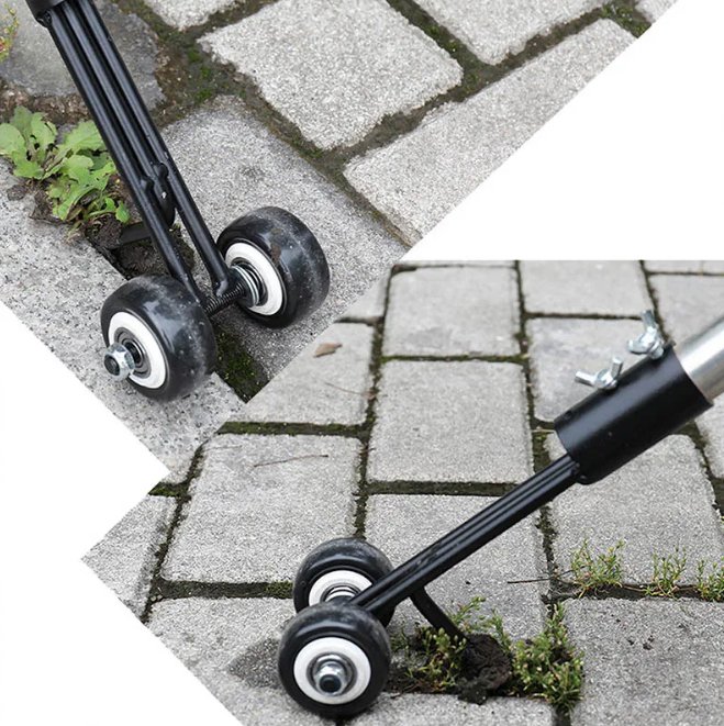 Stand-Up Weed Puller Adjustable Ergonomic Dual-Head