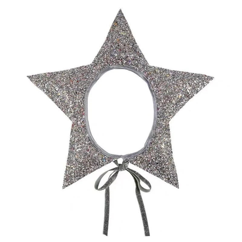 Star Headpiece Glitter Padded Adjustable Satin Ties
