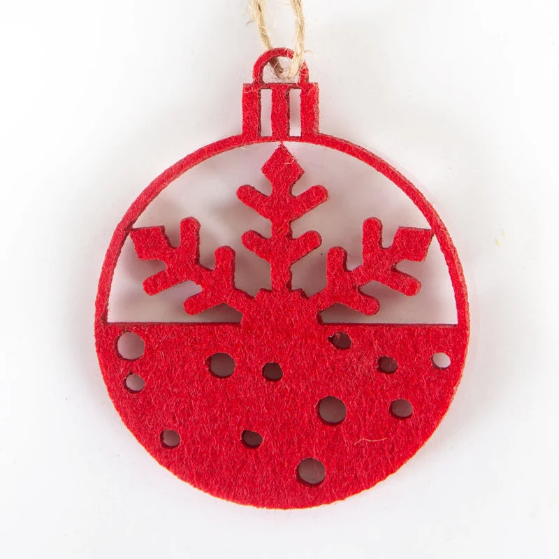 Star Ornament Premium Felt Easy-Hang Cord