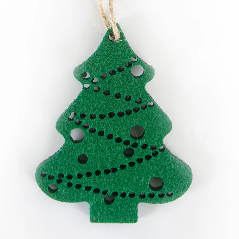 Star Ornament Premium Felt Easy-Hang Cord