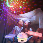 Star Projector 16-Color Rotating With Remote & Timer