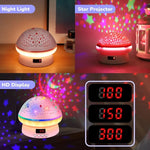 Star Projector 16 Colors Rotating Timer & Remote Control