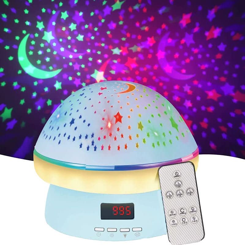 Star Projector 16 Colors Rotating Timer & Remote Control