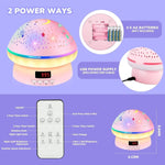 Star Projector 16 Colors Rotating Timer & Remote Control