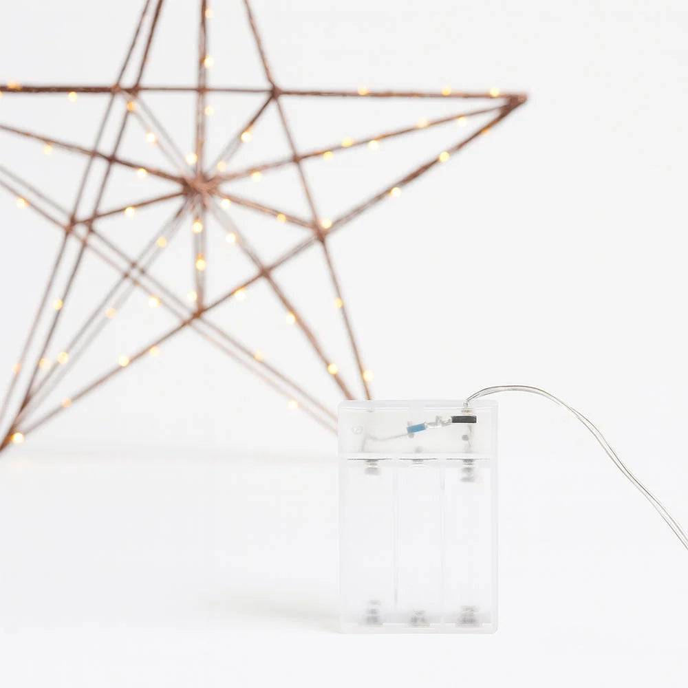 Star Window Light Battery-Powered Warm LED